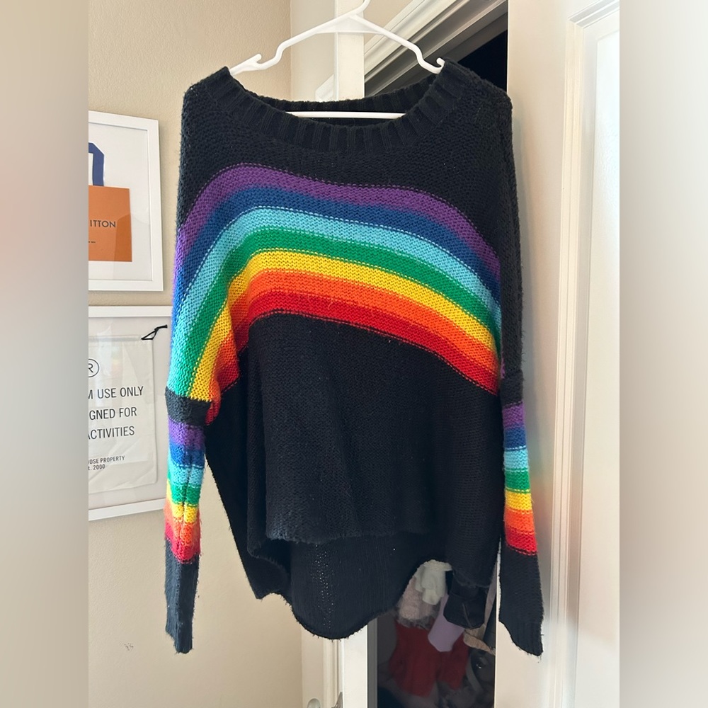 Wooden Ships Rainbow Sweater